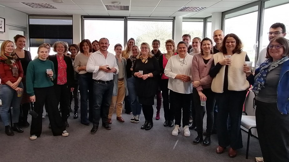 Un moment de convivialité au sein du GCS Axanté pour célébrer 2025